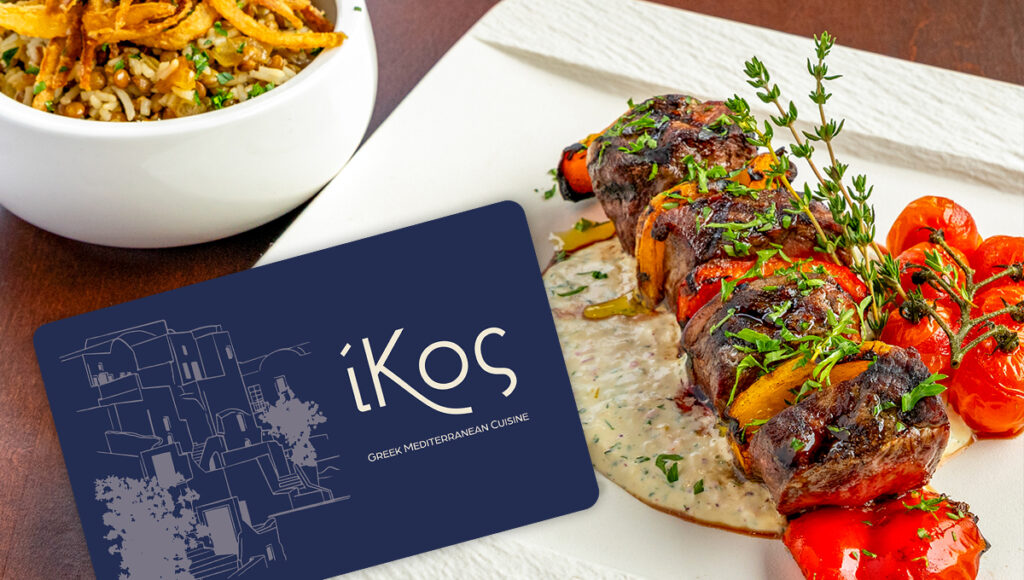 Gift the Flavors of Modern Greek with an IKOS Gift Card